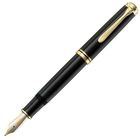 Pelikan Souveran M400 Black-Green Fountain Pen